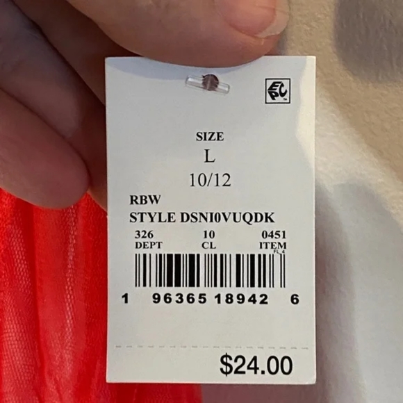 New! Girls' Disney Minnie Mouse Americana Tutu Dress - Picture 4 of 5